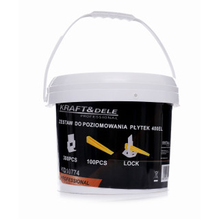Komplet za niveliranje ploščic 400 kosov KD10774