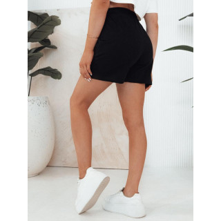 Črne bombažne ženske kratke hlače SY0327