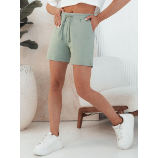 Ženske zelene bombažne kratke hlače SY0328