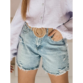 Ženske kavbojke s pasom SY0485