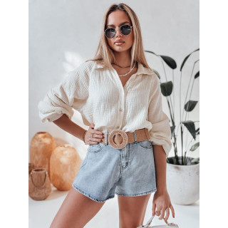 Ženske kavbojske kratke hlače z visokim pasom SY0467