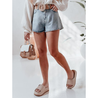 Ženske kavbojske kratke hlače z visokim pasom SY0467