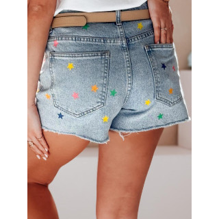 Ženske kavbojke s pisanimi zvezdicami SY0463