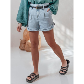 Ženske kavbojske kratke hlače z visokim pasom SY0468