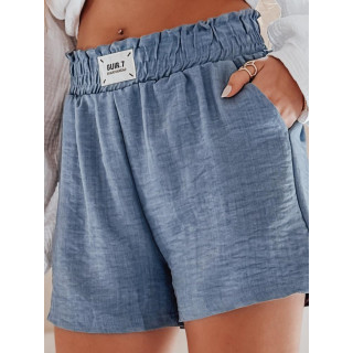Ženske modre kratke hlače z elastičnim pasom SY0452
