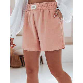 Roza ženske kratke hlače z elastičnim pasom SY0455