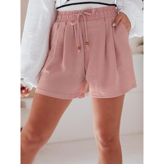 Ženske kratke hlače iz blaga roza SY0437
