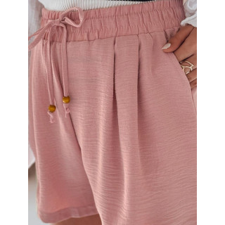 Ženske kratke hlače iz blaga roza SY0437