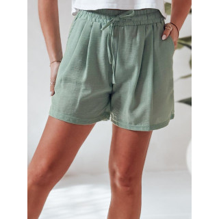 Ženske zelene lanene kratke hlače SY0461
