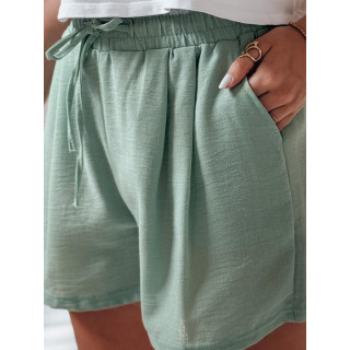Ženske zelene lanene kratke hlače SY0461