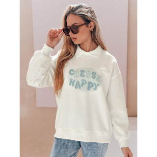 Bela ženska jopa z ovratnikom BY1484