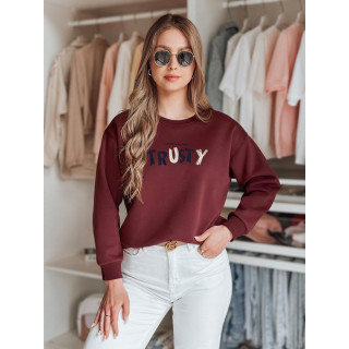 Bordo ženska jopa z vezenjem BY1407