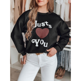 Črna ženska jopa s potiskom BY1472