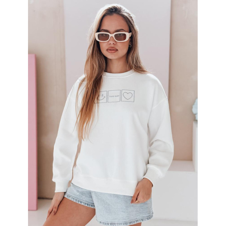 Bela ženska jopa z vezenjem BY1514