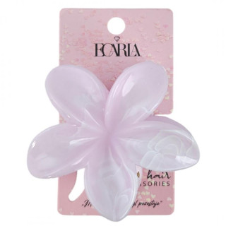 Marmorna vijolična sponka za lase - cvet za lase