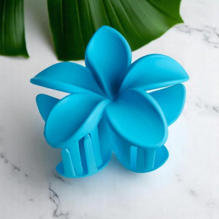 Modra mat sponka za lase - cvet