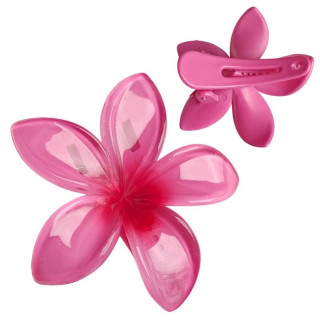 Roza sponka za lase - cvet