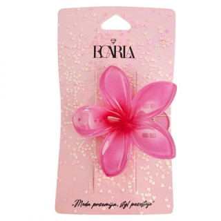 Roza sponka za lase - cvet