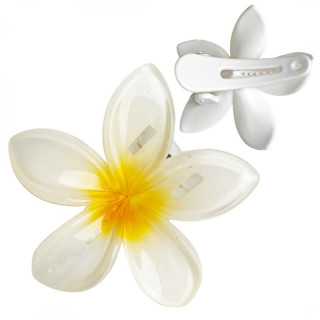 Rumena ombre sponka za lase - cvet