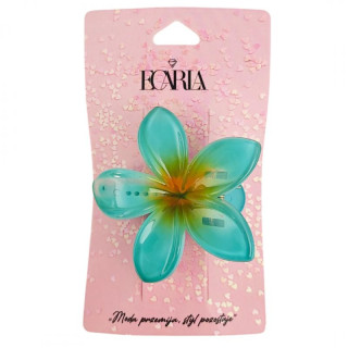 Modra ombre sponka za lase - cvet