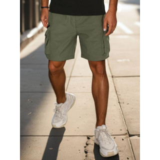 Moške zelene kratke hlače z žepi SX2510