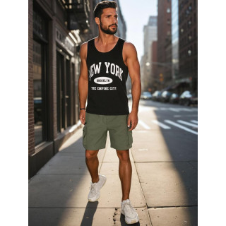 Moške zelene kratke hlače z žepi SX2510