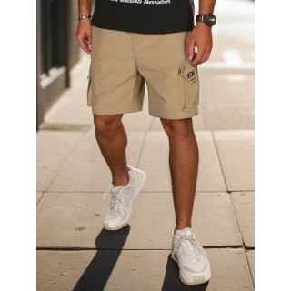 Moške kratke hlače z žepi v kaki barvi SX2511