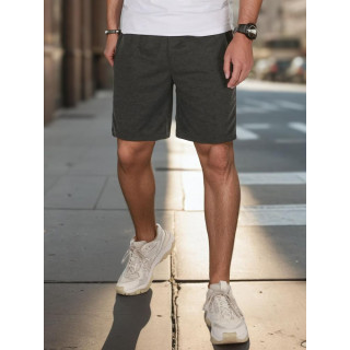 Moške kratke hlače iz temno sivega blaga SX2475