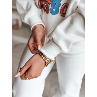 Bela ženska jopa s potiskom BY1504