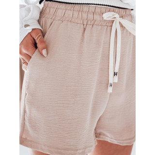 Ženske ohlapne bež kratke hlače SY0441