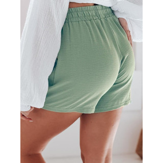 Ženske kratke hlače ohlapne zelene barve SY0442