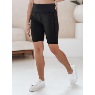 Ženske črne kolesarske kratke hlače SY0423