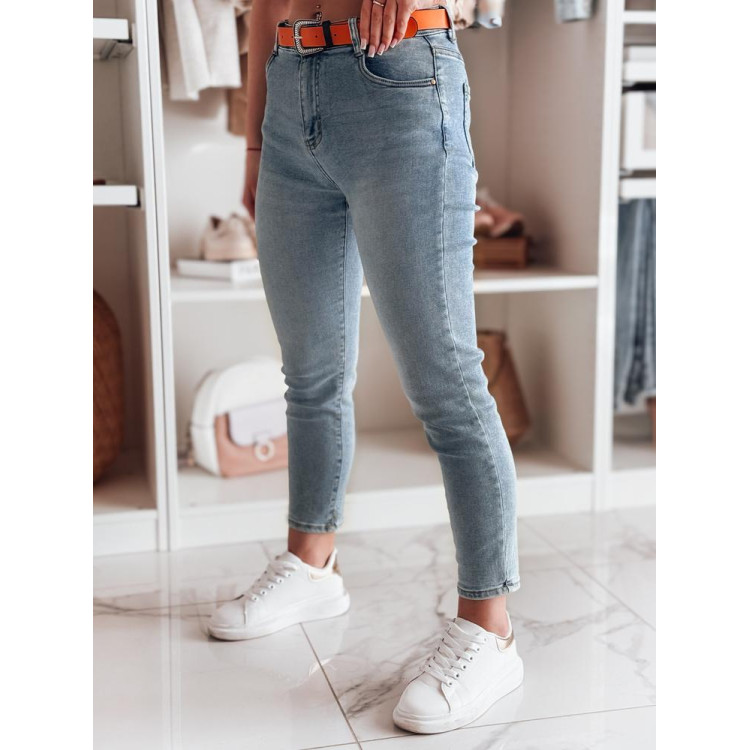 Ženske svetlo modre slim fit kavbojke UY2471
