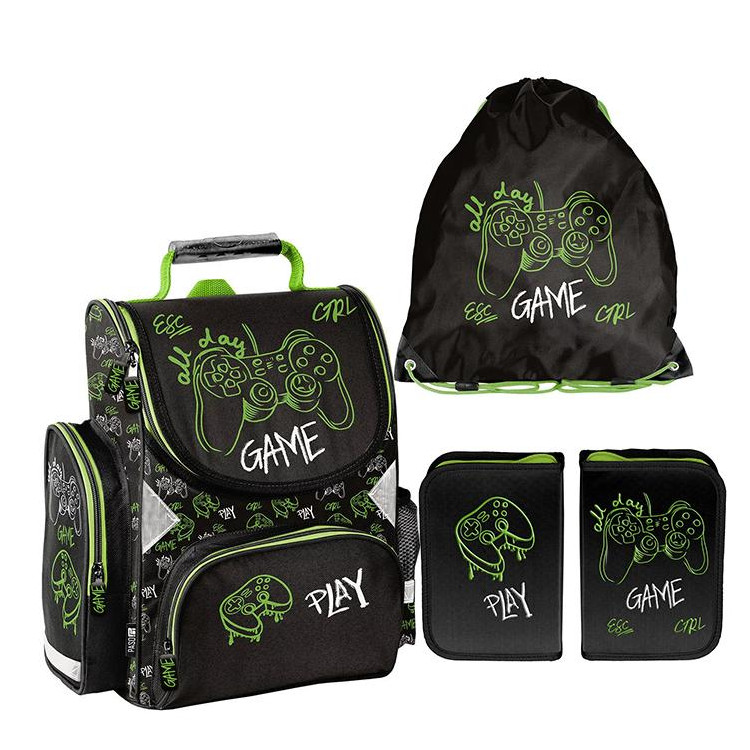 Šolski komplet za fante iz vrhunske aktovke, torbe in peresnice