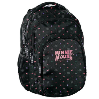 Črn 3-delni šolski komplet MINNIE iz nahrbtnika, torbe in peresnice