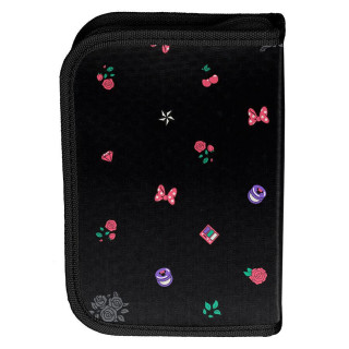 Črn 3-delni šolski komplet MINNIE iz nahrbtnika, torbe in peresnice