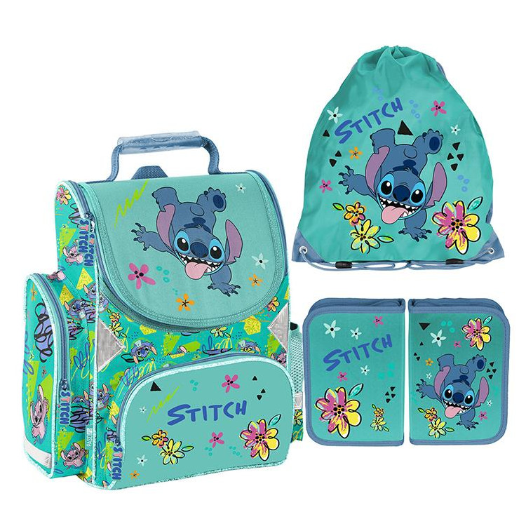 Šolski komplet STITCH vrhunske aktovke, torbe in peresnice