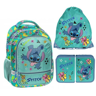 3-delni šolski komplet STITCH iz nahrbtnika, torbe in peresnice