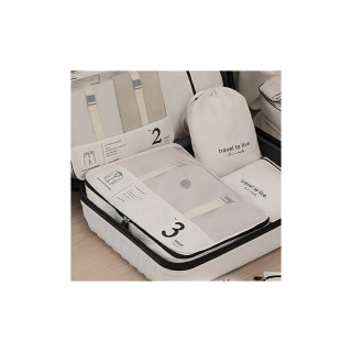 Potovalni set s kremo, 7 kozmetičnih torbic