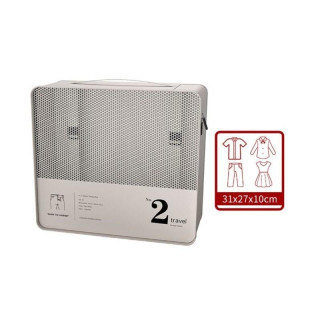 Potovalni set 7 kozmetičnih torbic v črni barvi