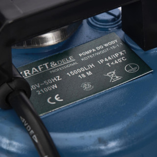 Črpalka za umazano in čisto vodo KD767 z močjo 2100 W