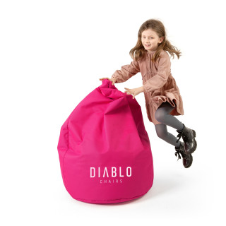 Otroška roza Kido vreča za sedenje Diablo