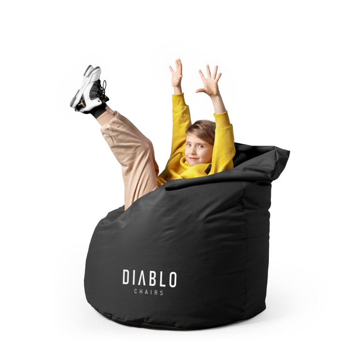 Črna otroška vreča za sedenje Kido znamke Diablo