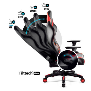 DIABLO X-Horn 2.0 črno-rdeč otroški gaming stol