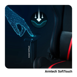 Črno-rdeč otroški gaming stol DIABLO X-One 2.0