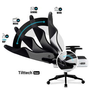 DIABLO X-Player 2.0 otroški črno-bel gaming stol