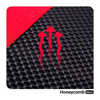 Otroški stol DIABLO X-Player 2.0 škrlatno siv