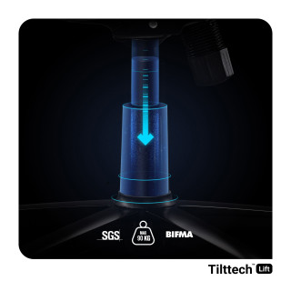 Otroški stol DIABLO X-Player 2.0 škrlatno siv