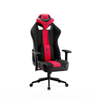 Otroški stol DIABLO X-Player 2.0 škrlatno siv