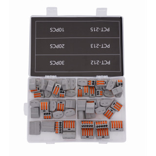 Komplet hitrih priključkov za žice 60 kosov KD10496
